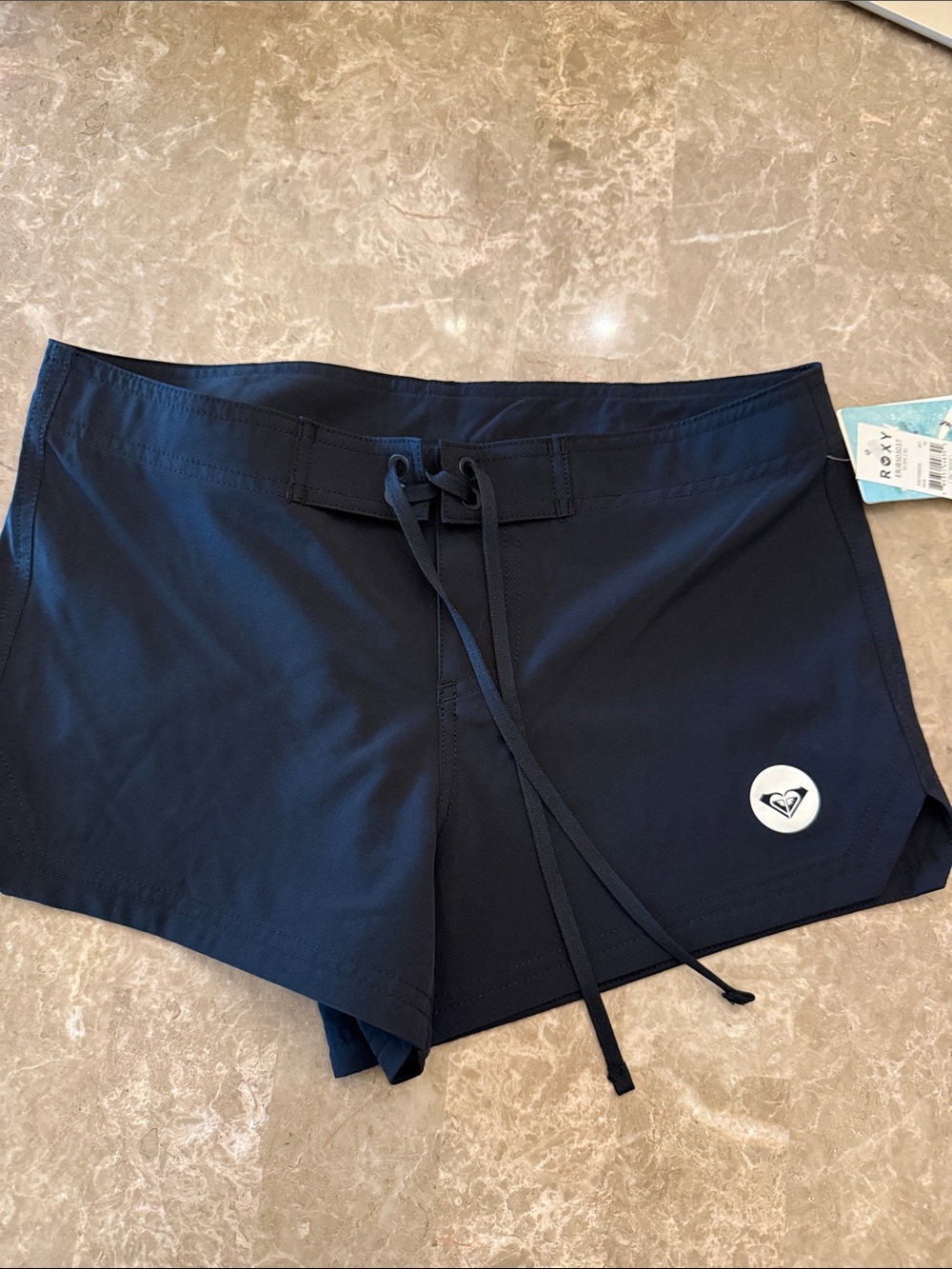 Roxy black  Swim Shorts with Drawstring